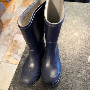 Navy Blue Rain Boots